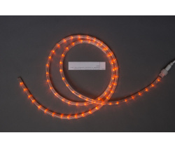 LED-DL-3W-100M-2M-240V-O Светодиодная гирлянда дюралайт чейзинг, оранжевый, D13мм, 36LED/метр,  IP65