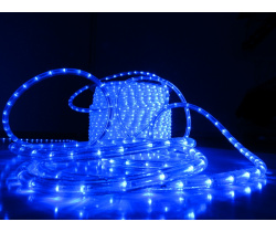 LED-DL(H)-3W-ф13-2.77-100M-240V Светодиодная гирлянда дюралайт чейзинг, синий, D13мм, 36LED/метр,  I