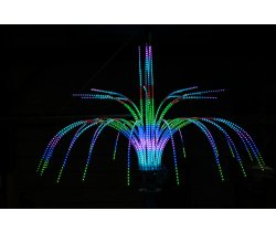 LED-EM-006, 12V Фейерверк Магнолия с контрол. D 2,8м 35 лучей,  12 Вольт -