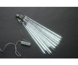 Сосульки Трубки ICE 10шт 0,5М Бел. LED-PLM-SNOW-420L-0,5-4.5M-10-12V-W не соединяемая  