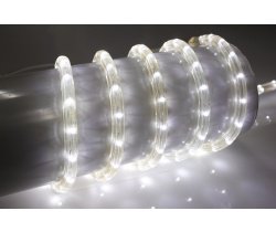 LED-DL-2W-240V-90M-W 1 N (№ 7) Светодиодная гирлянда дюралайт, фиксинг, белый, D13мм, 36LED/метр, IP