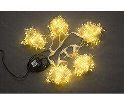 LED-PLS-200*5-20M*5-24V-WW/CL LED гирлянда Спайдер 5*20м 24V, белые теплые LED/прозрачный провод