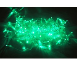 LED-PLS-100-10M-24V-LG/C-W/O, светло-зеленый/прозр.пров соед (без сил.шнура) С КОЛПАЧКОМ 