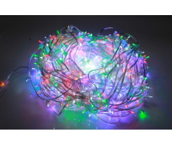 LED-LP-15СМ-100M-666L-12V-M/CL Светодиодная гирлянда клип-лайт мульти LED, С КОЛПАЧКОМ. Neo-Neon