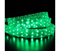 LED-XF-5W-50М-240V  Светодиодный дюралайт чейзинг, зеленый, 11*28мм, 240V, кратность 2м. Flesi