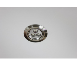 G-TH103-6300K,LEDсвет.встр.повор.круг 3LED CREE/1W