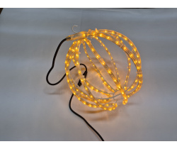 LED-DBL-Y-240V-Y LED- Шар D30см желтый (стальной каркас) 2025