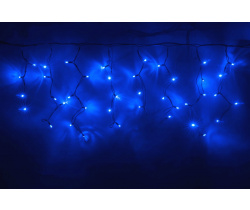 LED-RPLR-160-4.8M-240V-B/BL W/O синие светодиоды/провод черный каучук Уличная светодиодная гирлянда 