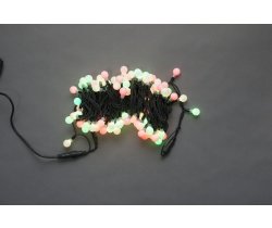 LED-PLR-100-15M-25MM-240V-RGB/BL-W/O (Fast) LED гирлянда 15м, 240V, IP65, Мульти LED/Шарик 2,5см