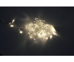 LED-PLS-100-10M-240V-WW/C-W/O, белая теп/прозр. провод, соединяемая (без силового шнура) С КОЛПАЧКОМ