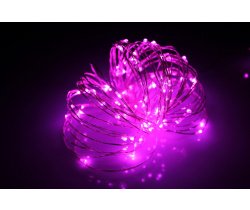 LED-DD-100-10M-12V-PINK, LED Роса 10м, розовая