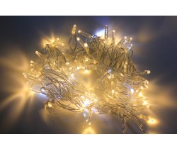 LED-PLS-100-10M-240V-WW/C-F(W)-W/O Бел.Т/бел. флэш на прозр.пр.,соед.(без шнура) С КОЛПАЧКОМ