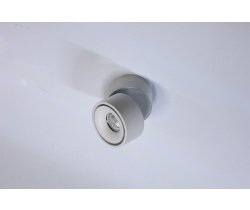 Потолочный накладной светильник ROUND-OUT-01-1-WH-WW (теплый белый свет, белый корпус)
