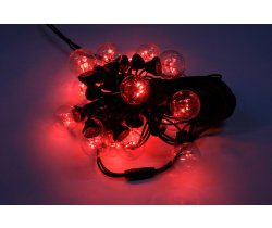 LED-2BLR-2835-50CM-10M-240V-R/BL Гирлянда Белт-лайт 10м IP65, 20 красных ламп/черный провод Neo-Neon