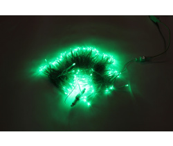 LED-BW-200-20M-240V-S-G, зеленая на прозрачн пров