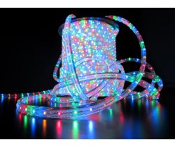 LED-XF-2W-100М-240V Светодиодный дюралайт фиксинг, мульти, 11*18мм, 240V, кратность 2м. Flesi