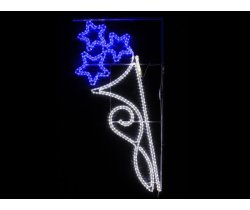 FLESI-LED-KN 003-240V-W/B (LED 3STAR PATTERN MOTIF) производство (РФ) 150х78см 