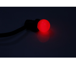 LED G45 0.5W 220-240V Red E27 красная новый завод