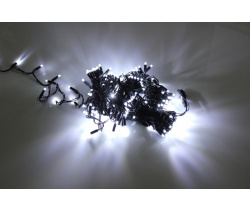LED-PLS-100-10M-24V-W/BL-W/O, белый/черный провод, соединяемая (без силового шнура) С КОЛПАЧКОМ