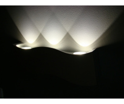 WAVE WW LED светильник накладной 3*1.5W