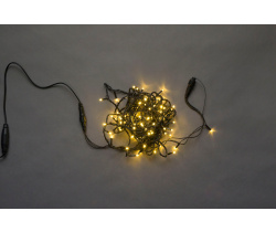 LED-PLS-100-10M-240V-W/BL-W/O, белая / черный провод, соединяемая (без силового шнура)