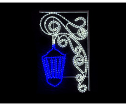 FLESI-LED-KN 021-240V-W/B (LED LANTERN PATTERN MOTIF) РФ 100х60см