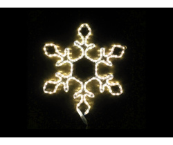 FLESI-LED-FL-SNOWFLAKE-55x55-240V-WW