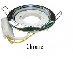 Flesi GX53 H4 свет-к встр. без рефл  Черный хром