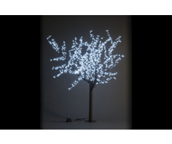CBL-1.9-972 LED вишня H:1,9m D1,5 м., белое 2025 (новый коннектор, 24 Вольта)