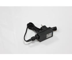 Блок питания для гирлянд серии LED-PLR-100/200-10M/20M-24V (черный провод)  универсальный коннектор