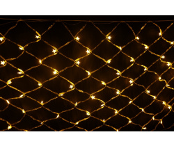 LED-SNL-80-240V-Y Световая Гирлянда Сеть 2*1м, желтые LED/насадка-Звезда/прозрачный провод Neo-Neon