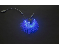 LED-XS-100-10M-230V-B Светодиодная гирлянда 10м, IP54, 240V, Синие LED/насадка Сосульки 12х1,2см