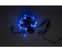 LED-2BLR-40CM-10M-240V-B Гирлянда Белт-лайт 10м, IP65, 25 синих ламп/черный провод. Neo-Neon