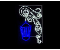 FLESI-LED-KN 021-240V-W/B (LED LANTERN PATTERN MOTIF) РФ 100х60см