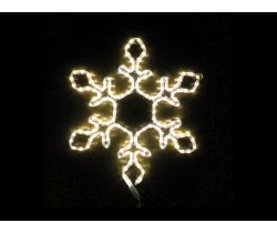 FLESI-LED-FL-SNOWFLAKE-55x55-240V-WW