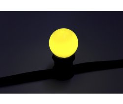 LED G45-E27-230V-Y  LED лампа Е27  для Гирлянды Белт-лайт, желтый  цвет свечения. Neo-Neon