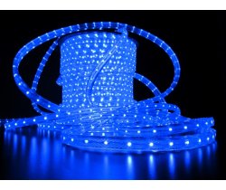 LED-XF-2W-100М-240V Светодиодный дюралайт фиксинг, синий, 11*18мм, 240V, кратность 2м. Flesi