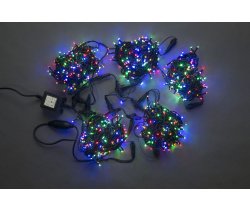 LED-PLS-200*5-20M*5-24V-M/BL LED гирлянда Спайдер 5*20м, 24V, мульти LED/черный провод. Neo-Neon