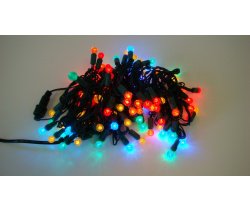 LED-PL-G12-4-G-240V-20-M Светодиодная гирлянда, 20м, 240V, мульти LED/насадка Шарик 1,2см. Neo-Neon