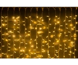 LED- PLS-9020-240V-2*9М-WW/WH белые теплые светодиоды/белый провод. Световой занавес 2*9м. Neo-Neon