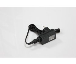 Блок питания для гирлянд серии LED-PLR-100/200-10M/20M-24V (черный провод)  универсальный коннектор