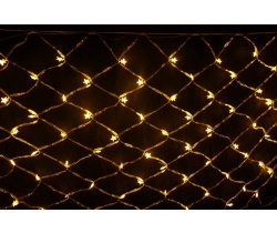 LED-SNL-80-240V-Y Световая Гирлянда Сеть 2*1м, желтые LED/насадка-Звезда/прозрачный провод Neo-Neon