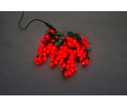LED-PL-120-240V LED гирлянда 2,3м, IP65, 240V, Виноградная нить красная, Красные LED(120). Neo-Neon