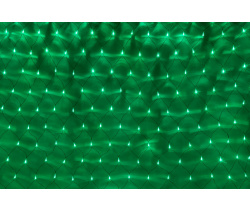 LED-XG-432-2*3M-230V Световая Гирлянда Сеть 2*3м, зеленые LED/черный провод/контроллер. Flesi
