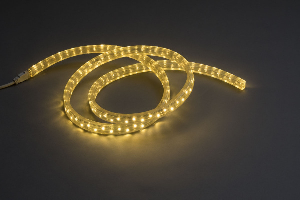 LED-CUFL-3W-100M-220V-1.67CM-W2 LED дюралайт чейзинг, белый(теплый оттенок), 11*20мм кратность 2м фото 2
