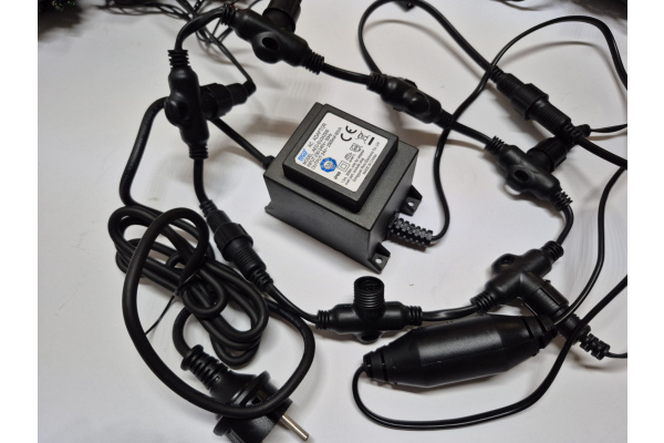 LED-PLS-200*5-20M*5-24V-M/BL-F(W) Flash LED гирлянда Спайдер 5*20м, 24V, мульти LED/Flash белый фото 7