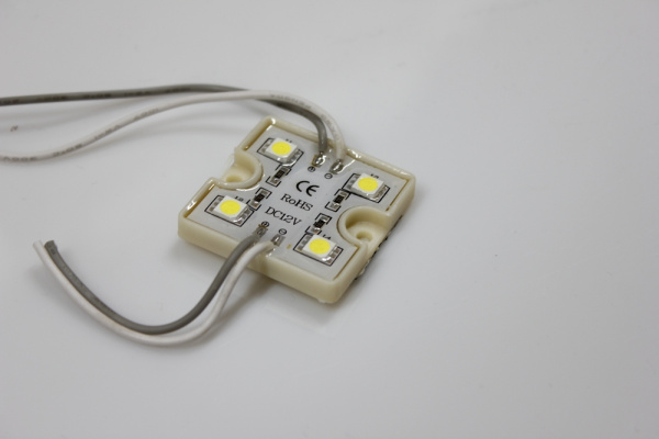 4 SMD WHITE модуль 36х36х5мм, белый фото 2