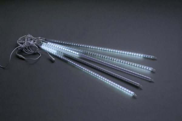 Сосульки Трубки 5шт 1М Бел. LED-PL-SNOW-480SMD-1M-5-12V-W Соединяемая  фото 1