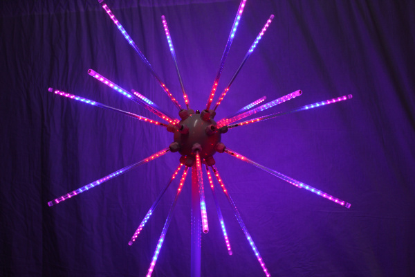 Светодиодный мини-фейерверк LED-EM-003-230V-II-02-M, 0,8*1м. - фото 2