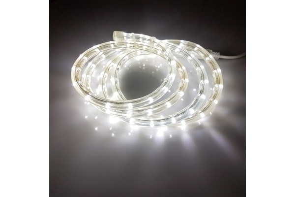 LED-DL-2W-240V-90M-W 2 (N)  Светодиодная гирлянда дюралайт, фиксинг, горизонтальный, белый(6500K), D фото 1